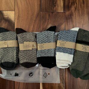 Fashion Boutique Thick Wool Socks (5 pack)